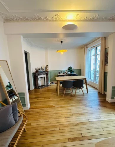 Lisandre a réalisé la rénovation complète d'un appartement situé dans le 15e arrondissement de Paris