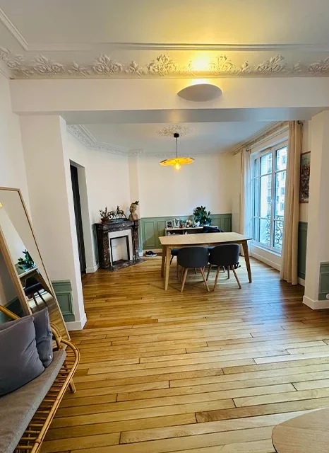 Lisandre a réalisé la rénovation complète d'un appartement situé dans le 15e arrondissement de Paris