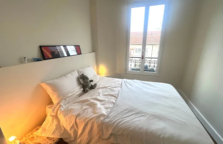 Rénovation de la chambre d'un appartement ancien à Montrouge