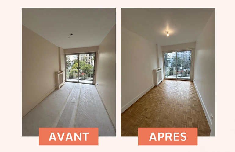Lisandre, a rénové la chambre d'un appartement situé dans le 15e arrondissement de Paris