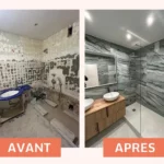 Lisandre, a rénové la seconde salle bain d'un appartement situé dans le 15e arrondissement de Paris