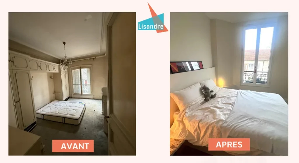Rénovation d'une chambre dans un appartement à Montrouge