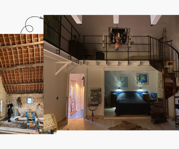Transformation des combles en chambre et coursives
