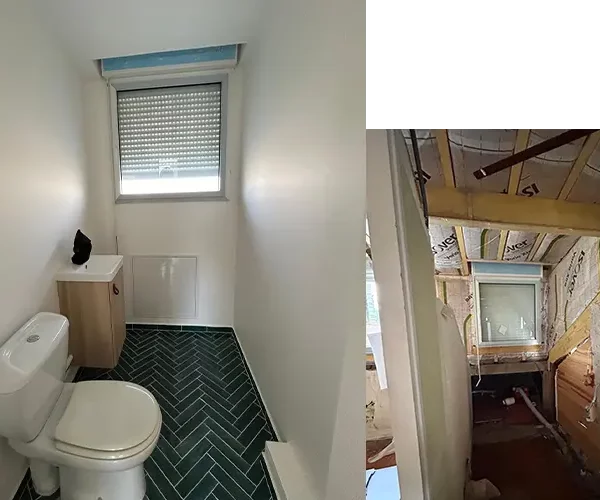 Rénovation complète de combles à Bourg-la-Reine (92) par Lisandre : WC